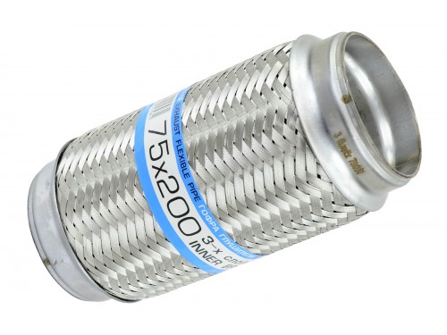 Гофра глушителя 75x200 (3-х слойная) EuroEx