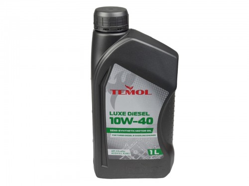Масло моторное полусинтетическое 10W40 1л. Luxe Diesel API CG-4/CF/CF-4/SJ TEMOL