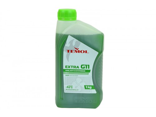 Антифриз G-11 -42°С зеленый 1л TEMOL Extra
