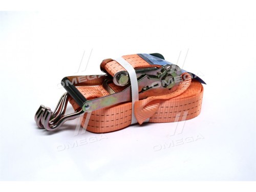 Стяжка груза, 3t. 50mm.x10m.(0.5+9.5) пластик. ручка <ДК>