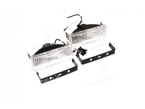Фары дополнительные белые, H3/12V/55W, 128*45mm.