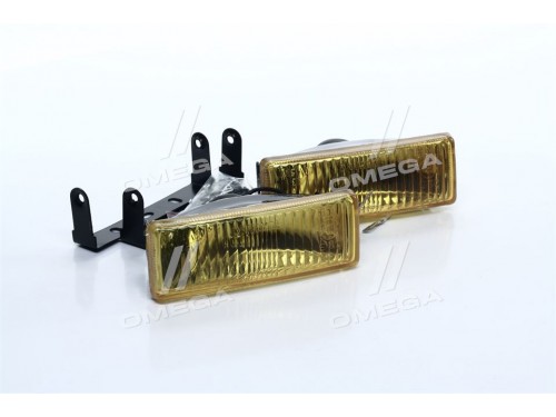 Фары дополнительные желтые, H3/12V/55W, 128*45mm.