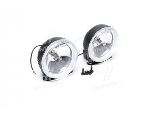 Фары дополнительные белые, H3/12V/55W, D=90mm.