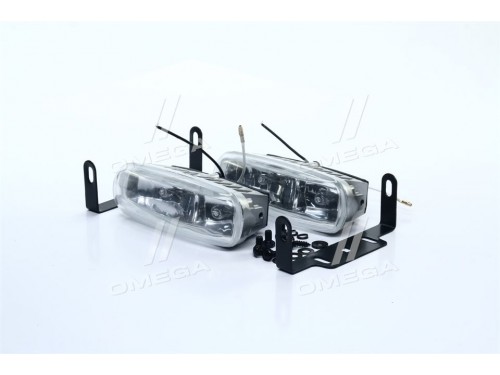 Фары дополнительные белые, H3/12V/55W, 135*65mm.