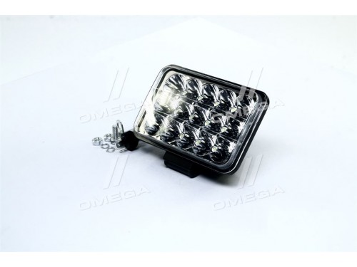 Фара LED дополнительная 12/24V, 15*3W, 168*108*72mm (truck) <Tempest>