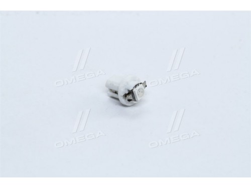 Лампа LED приборная панель, подсветка кнопок T5B8,5d-02 (1SMD) W1.2W B8.5d красная 12V <TEMPEST>
